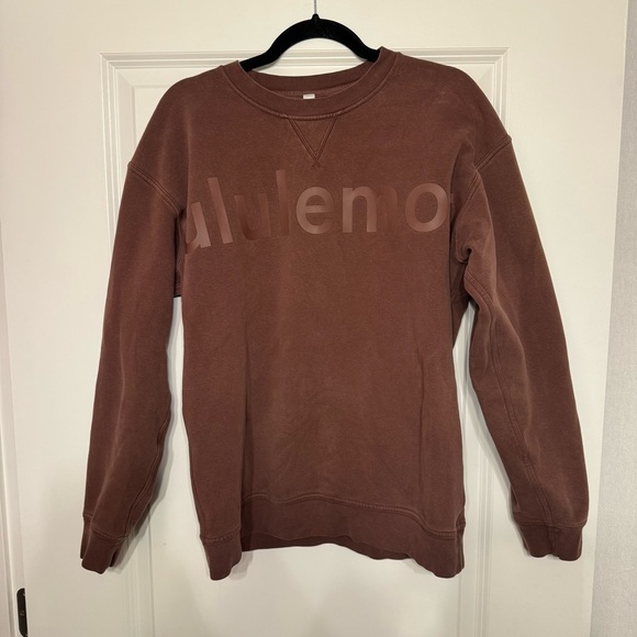 lululemon athletica Tops - Brown Crewneck Sweater